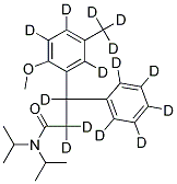 N,N-DIISOPROPYL-3-(2-METHOXY-5-METHYL-PHENYL)-3-PHENYLPROPYLAMIDE-D14 Struktur