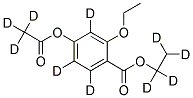 3-ETHOXY-4-(ETHOXYCARBONYL)-PHENYL ACETIC ACID-D10 Struktur