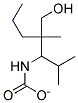 N-ISOPROPYL-2-METHYL-2-PROPYL-3-HYDROXYPROPYL CARBAMATE Struktur