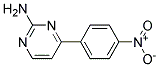 4-(4-NITROPHENYL)-2-PYRIMIDINAMIN Struktur