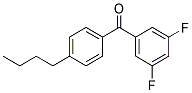 4-BUTYL-3',5'-DIFLUOROBENZOPHENON Struktur