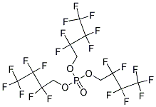 TRIS(1H,1H-HEPTAFLUOROBUTYL)PHOSPHAT Struktur