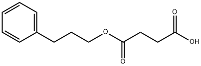 4-OXO-4-(3-PHENYLPROPOXY)BUTANOIC ACID Struktur