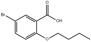 5-BROMO-2-BUTOXYBENZOIC ACID Struktur