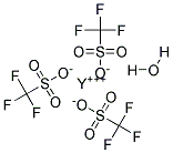 YTTRIUM(III) TRIFLUOROMETHANESULFONATE HYDRATE Struktur