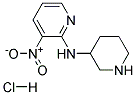 (3-Nitropyridin-2-yl)piperidin-3-yl-amine hydrochloride Struktur