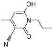 3-Cyano-4-Methyl-6-Hydroxy-N-Propyl-Pyridone Struktur