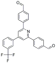 4-(3-Trifluoromethylphenyl)-2,6-Bis(4-Formylphenyl)Pyridine Struktur