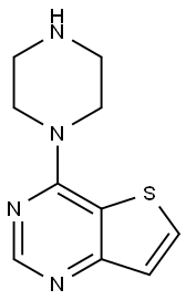 4-(Piperazin-1-yl)thieno[3,2-d]pyrimidine Struktur