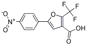 5-(4-Nitrophenyl)-2-(trifluoromethyl)furan-3-carboxylic acid Struktur