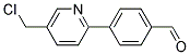 4-(5-Chloromethylpyridin-2-yl)benzaldehyde Struktur