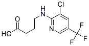 4-[3-Chloro-5-(trifluoromethyl)pyridin-2-ylamino]butyric acid Struktur