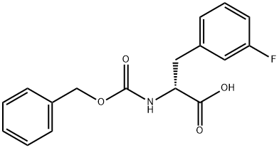 Cbz-3-Fluoro-D-Phenylalanine Struktur