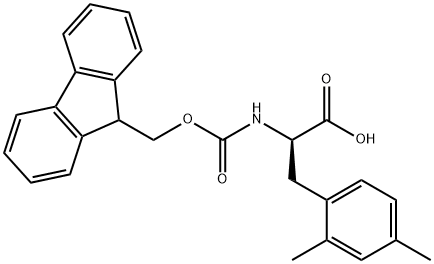 Fmoc-2,4-Dimethy-D-Phenylalanine Struktur