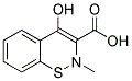 4-Hydroxy-2-methyl-2H-1,2-benzothiazine-3-carboxylic acid Struktur