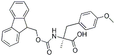 Fmoc-a-methyl-4-methoxy-L-phenylalanine
 Struktur