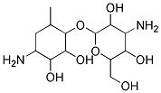 4-AMINO-2-(4-AMINO-2,3-DIHYDROXY-6-METHYL-CYCLOHEXYLOXY)-6-HYDROXYMETHYL-TETRAHYDRO-PYRAN-3,5-DIOL Struktur