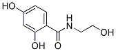 N-2-HYDROXYETHYL-2,4-DIHYDROXY BENZAMIDE Struktur