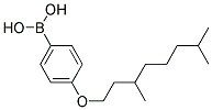 4-(3,7-DIMETHYLOCTYLOXY)PHENYLBORONIC ACID Struktur