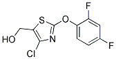 4-CHLORO-2-(2,4-DIFLUOROPHENOXY)-5-THIAZOLEMETHANOL Struktur