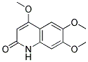 4,6,7-TRIMETHOXY-1H-QUINOLIN-2-ONE Struktur