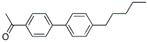 4-N-Amyl-4'-Acetyldiphenyl Struktur