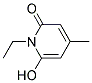 N-Ethyl-6-Hydroxy-4-Methyl-2-Pyridone Struktur