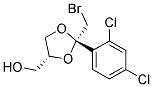 CIS-2-(2,4-Dichlorphenyl)-2-Brommethyl-4-Hydroxymethyl-1,3-Dioxolane Struktur