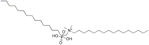 Dihexadecyl dimethyl ammonium hydrogen phosphate Struktur