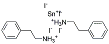 Di(Phenethylammonium)Tin(Ii)Tetraiodide Struktur