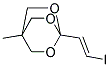 (E)-1-(2-Iodovinyl)-4-Methyl-2,6,7-Trioxabicyclo[2.2.2]Octane Struktur