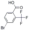 4-Bromo-2-(trfluoromethyl)benzoic acid Struktur