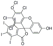 TETRACHLOROTETRAIODOFLUORESCEIN Struktur