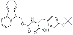 N-FMOC-O-T-BUTYL-D-TYROSINE Struktur