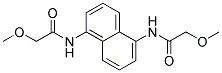 N,N'-1,5-NAPHTHALENEDIYLBIS[2-METHOXY]ACETAMIDE Struktur