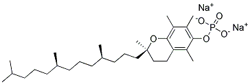 DL-ALPHA-TOCOPHEROL PHOSPHORIC ACID ESTER, DISODIUM SALT Struktur