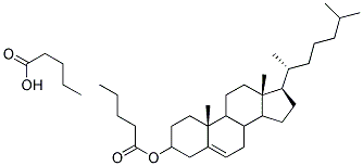 CHOLESTERYL PENTANOATE (VALERATE) Struktur