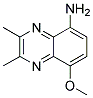 8-METHOXY-2,3-DIMETHYL-QUINOXALIN-5-YLAMINE Struktur