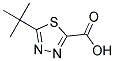 5-TERT-BUTYL-1,3,4-THIADIAZOLE-2-CARBOXYLIC ACID Struktur