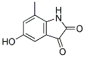 5-HYDROXY-7-METHYLINDOLINE-2,3-DIONE Struktur