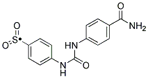 4-[3-(4-CARBAMOYL-PHENYL)-UREIDO]-BENZENESULFONYL Struktur