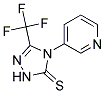 4,5-DIHYDRO-4-(PYRIDIN-3-YL)-3-TRIFLUOROMETHYL-1,2,4-TRIAZOL-5(1H)-THIONE Struktur