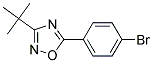 3-TERT-BUTYL-5-(4-BROMOPHENYL)-1,2,4-OXADIAZOLE Struktur