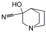 (+/-)3-CYANO-3-HYDROXY 1-AZABICYCLO[2,2,2]OCTANE Struktur