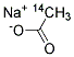 ACETIC ACID-2-14C SODIUM Struktur