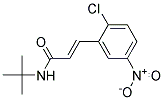 N1-(TERT-BUTYL)-3-(2-CHLORO-5-NITROPHENYL)ACRYLAMIDE, TECH Struktur