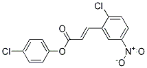 4-CHLOROPHENYL 3-(2-CHLORO-5-NITROPHENYL)ACRYLATE, TECH Struktur