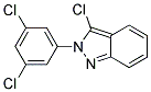 3-CHLORO-2-(3,5-DICHLOROPHENYL)-2H-INDAZOLE, TECH Struktur