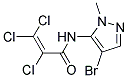 N-(4-BROMO-1-METHYL-1H-PYRAZOL-5-YL)-2,3,3-TRICHLOROACRYLAMIDE, TECH Struktur