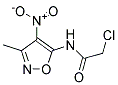 N1-(3-METHYL-4-NITROISOXAZOL-5-YL)-2-CHLOROACETAMIDE, TECH Struktur